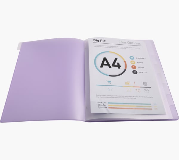 Exacompta 56279E mappar Polypropylen (PP) Blandade färger A4