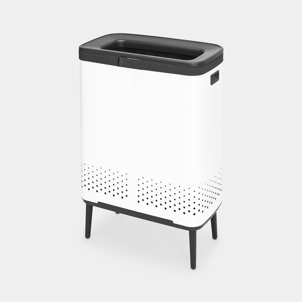 Miniatyrbild 6 av 6: Brabantia 200540 tvättkorg 90 l Rektangulär Vit