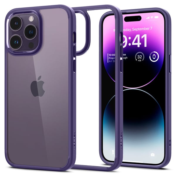 Miniatyrbillede 3 af 8: Spigen Ultra Hybrid mobiltelefon etui 15,5 cm (6.1") Cover Lilla