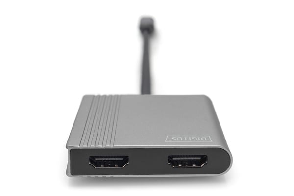 Pikkukuva 3 / 5: Digitus DA-70828 USB grafiikka-adapteri 4096 x 2160 pikseliä Harmaa