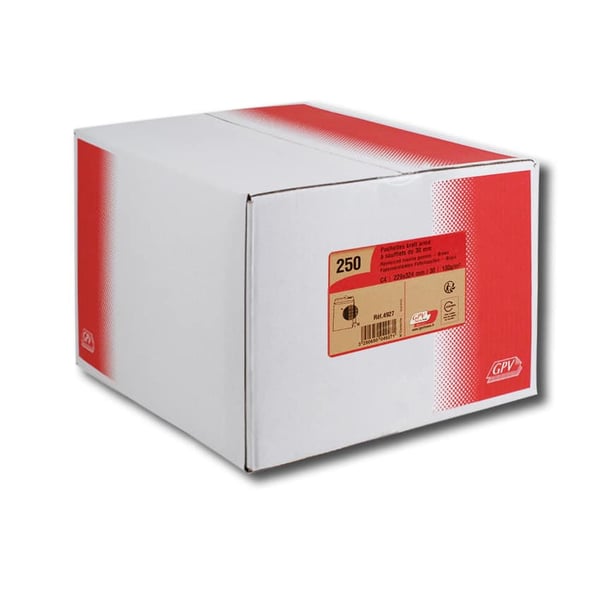 GPV France 4927 kuvert C4 (229 x 324 mm) Brun 250 stk