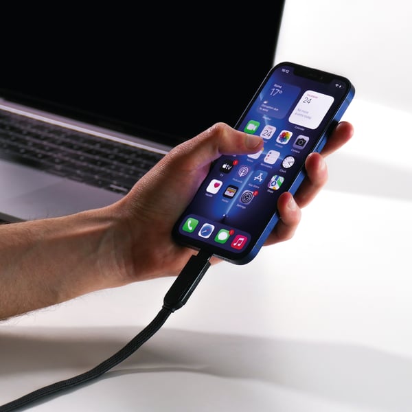 Miniatyrbillede 3 af 5: Rolling Square inCharge XL USB-kabel USB 2.0 0,3 m USB A/USB C USB C 0,48 Gbit/sek. Sort