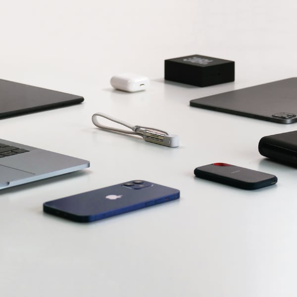 Rolling Square inCharge XL USB-kabel USB 2.0 0,3 m USB A/USB C USB C 0,48 Gbit/sek. Hvid