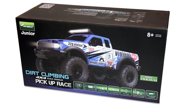 Amewi RC Auto Dirt Pickup Crawler LiIon 1500mAh sininen/8+