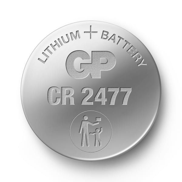 Miniatyrbillede 1 af 2: GP Batteries 103239 husholdningsbatteri Engangsbatteri CR2477 Lithium-Manganese Dioxide (LiMnO2)