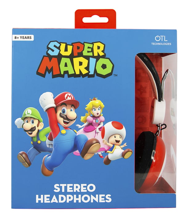 Miniatyrbild 2 av 13: OTL Technologies Super Mario SM0654 hörlur och headset Hörlurar Kabel Huvudband Musik Multifärg