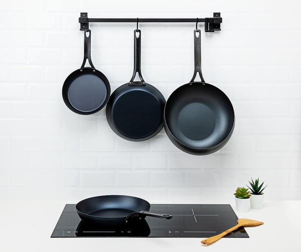 Miniatyrbillede 3 af 9: BK CC002905-001 stegepande Wok/Stirfry pande Rund