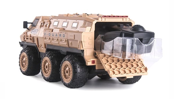 Miniatyrbillede 5 af 5: Amewi V-Guard Pansret Køretøj 6WD 1:16 RTR - 1:16 - 8 år - 1500 mAh - 728 g