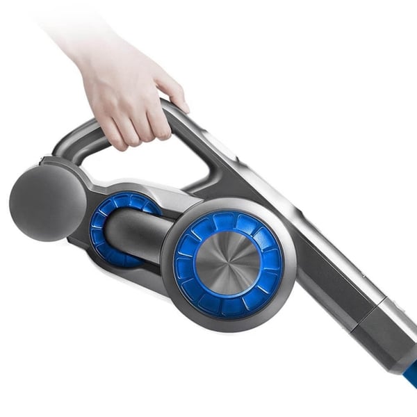 Pikkukuva 6 / 6: JIMMY JV85 varsi-imuri & sähköharja 2-in-1-varsi-imuri Akku Kuiva HEPA Pussiton 0,6 L 500 W Sininen 2500 ah