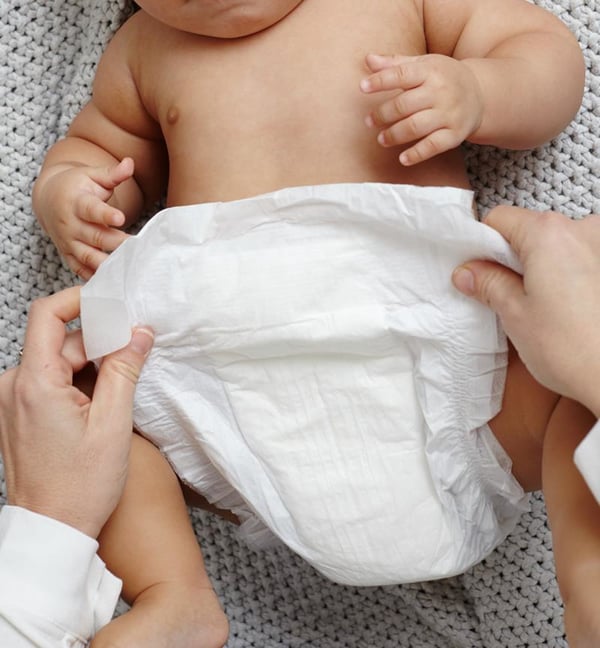 Kit & Kin KKS4NAPPIESFT engangsble Dreng/Pige 4 34 stk