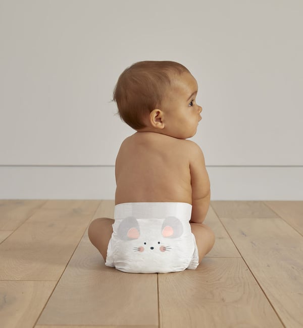 Miniatyrbillede 4 af 20: Kit & Kin KKS4NAPPIESFT engangsble Dreng/Pige 4 34 stk