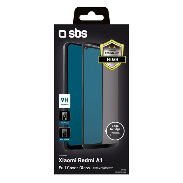 SBS Full Cover Genomskinligt skärmskydd Xiaomi 1 styck