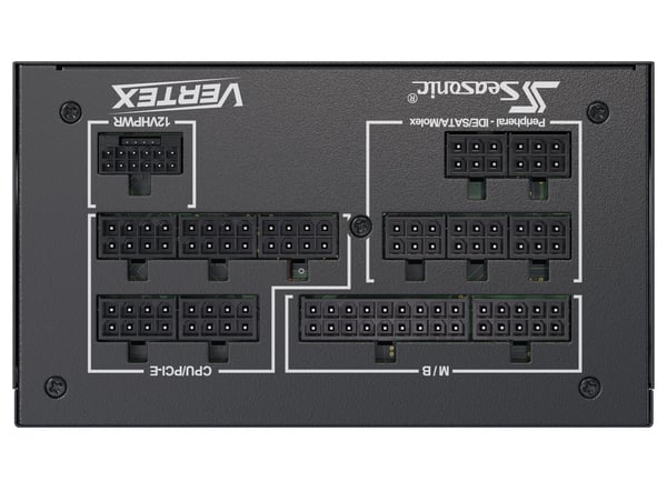 Seasonic Vertex GX-1200 virtalähdeyksikkö 1200 W 20+4 pin ATX ATX Musta