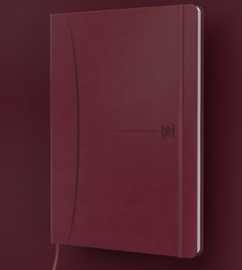 Oxford 400154868 blok og notesblok A5 80 ark Blå, Sort, Grå, Bourgogne, Rød, Fuchsia, Lilla, Turkis