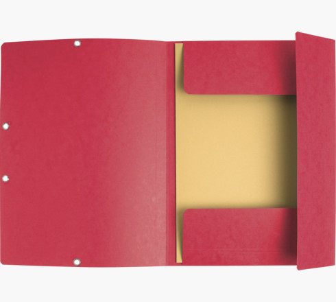 Exacompta 55405E mappar Presspan Röd A4