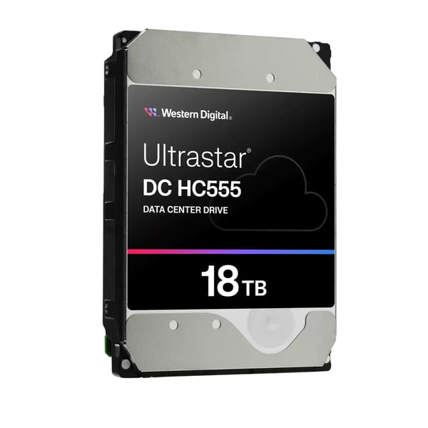 Western Digital Ultrastar DC HC555 harddisk 18 TB 7200 rpm 512 MB 3.5" SAS3
