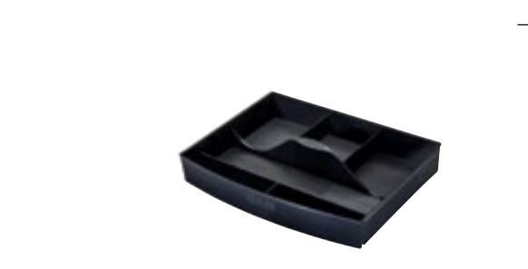 HAN Schubladeneinsatz 1016-13 Schwarz Polystyrol Sort