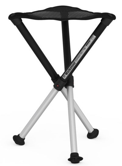 Miniatyrbild 1 av 3: Walkstool Comfort 45 Campingpall 3 ben Svart