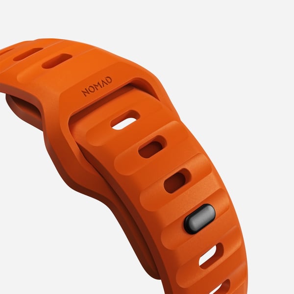 Miniatyrbillede 5 af 9: Nomad NM00736685 Smart bærbart (wearable) tilbehør Band Orange Aluminium, Fluoroelastomer