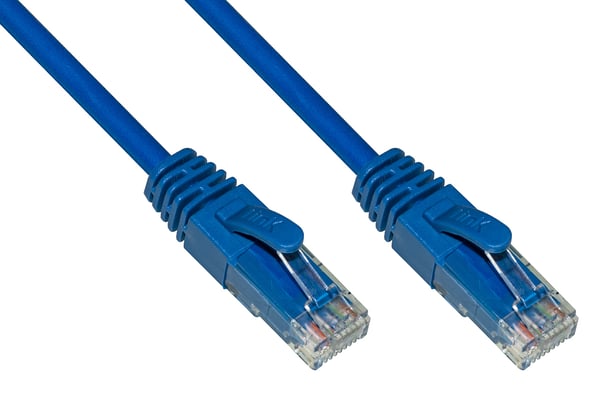 LINK LK6AU020B netværkskabel Blå 50 m Cat6a U/UTP (UTP)
