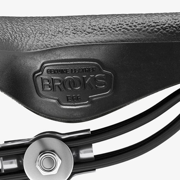 Miniatyrbillede 5 af 9: Brooks B66 By Unisex Cykelsadel