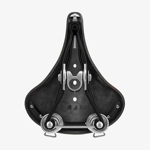 Miniatyrbillede 2 af 9: Brooks B66 By Unisex Cykelsadel
