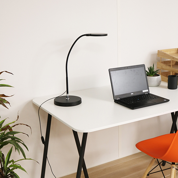 Miniatyrbild 3 av 6: Unilux Flexled bordslampor LED G Svart
