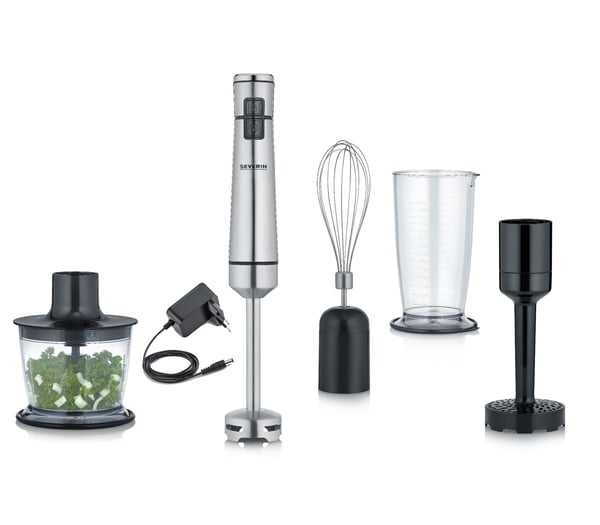 Miniatyrbillede 5 af 12: Severin SM 3775 blender 0,7 L Nedsænkning blender 100 W Sort, Rustfrit stål