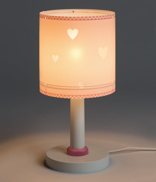 Dalber 62011S bordslampor E14 8 W LED Rosa