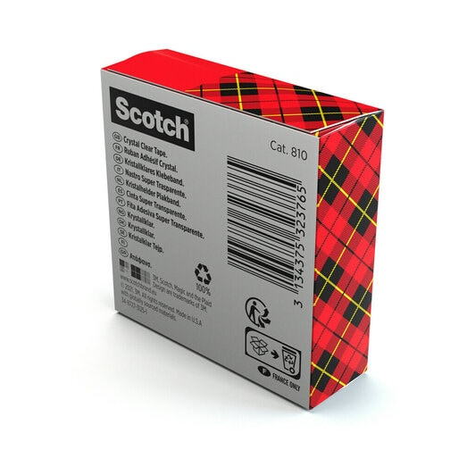 Scotch 7100027387 paperitavarateippi 33 m Läpinäkyvä 1 kpl