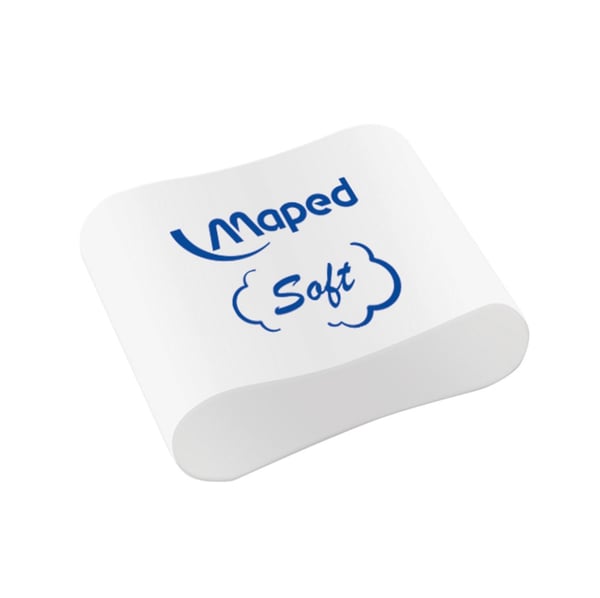 Miniatyrbild 1 av 2: Maped M049411 suddgummin Gummi Vit 36 styck