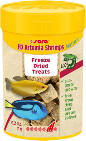 sera FD Artemia Shrimps Nature 0,007 kg 0,1 L