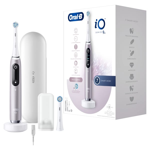 Miniatyrbild 21 av 25: Oral-B iO Series 9n Vuxen Roterande och oscillerande tandborste Rosa
