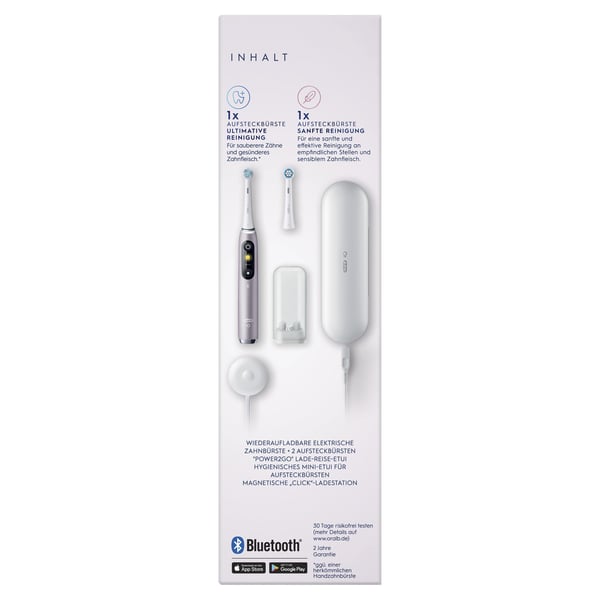 Miniatyrbild 8 av 25: Oral-B iO Series 9n Vuxen Roterande och oscillerande tandborste Rosa