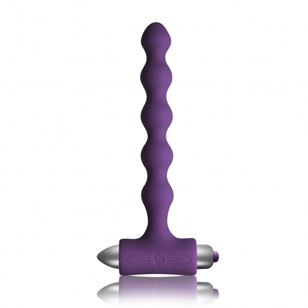 Rocks-Off Petite Sensations Pearls Eturauhasen hierontalaite Purppura Pii 1 kpl