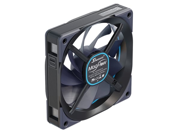 Miniatyrbillede 9 af 9: Seasonic MagFlow 3-Fan Kit Computerkabinet Ventilator 12 cm Sort 3 stk
