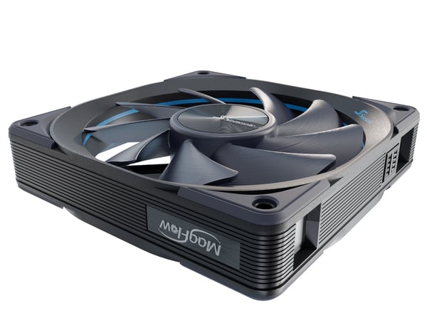 Miniatyrbillede 3 af 9: Seasonic MagFlow 3-Fan Kit Computerkabinet Ventilator 12 cm Sort 3 stk