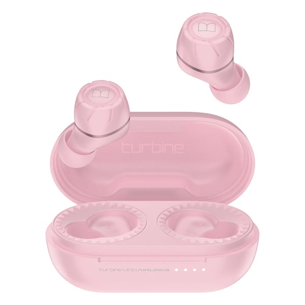 Pikkukuva 3 / 3: Monster Turbine Lite Airlinks Kuulokkeet Langaton In-ear Musiikki USB Type-C Bluetooth Vaaleanpunainen