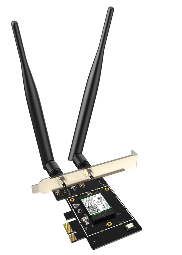 Miniatyrbild 1 av 4: Tenda E33 nätverkskort Intern WLAN 2402 Mbit/s