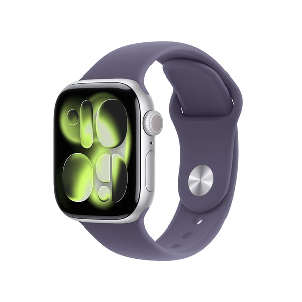 Miniatyrbillede 1 af 2: Apple Watch Series 11 OLED 42 mm Digital 374 x 446 pixel Berøringsskærm Sølv Wi-Fi GPS (satellit)