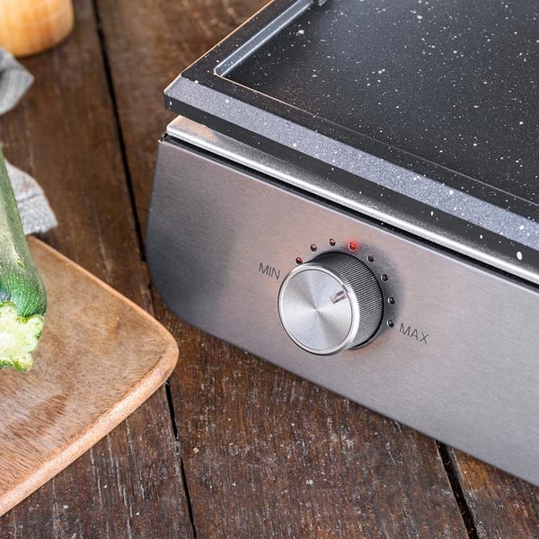 Miniatyrbillede 10 af 10: Cecotec 03182 barbecue & grill Kogeø Elektrisk Sort, Rustfrit stål 3000 W