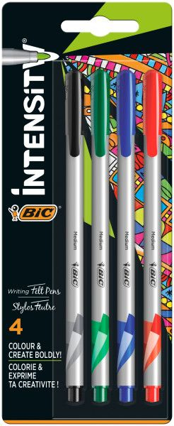 BIC 964824 kuulakärkikynä Kuulakärkikynä klikkausmekanismilla 4 kpl