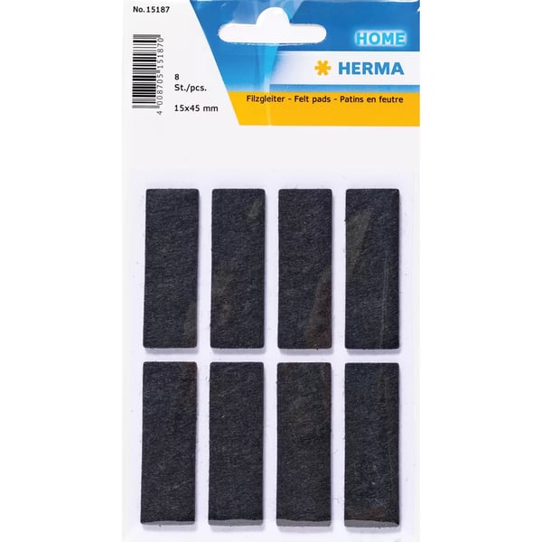 HERMA 15187 självhäftande etiketter Rektangel Svart 6 styck HERMA 15187 självhäftande etiketter Rektangel Svart 6 styck