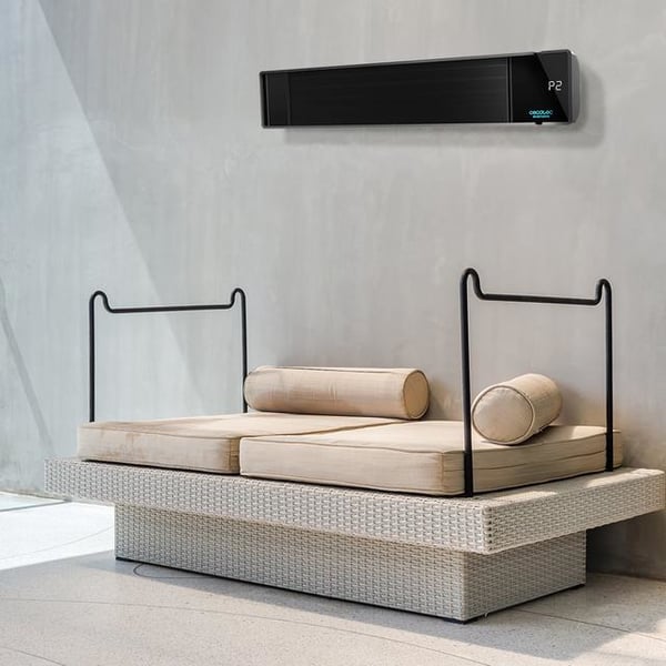 Cecotec Ready Warm 8700 Ulkona Musta 2400 W Infrapunasähkölämmitin