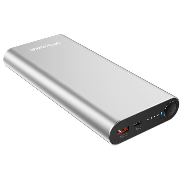 Miniatyrbillede 1 af 4: RealPower PB-20000PD Pro 20000 mAh Aluminium