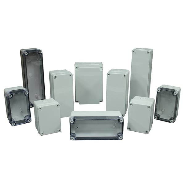 Camdenboss CHDX6-229C Universal-Gehäuse 175 x 125 75 Polycarbonat Grau 10 St. elskåp Plast, Polykarbonat IP67