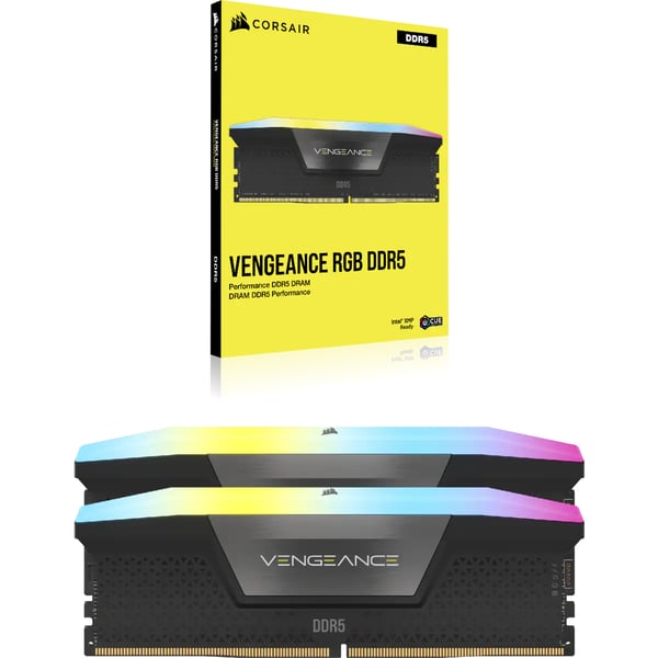 Miniatyrbillede 2 af 4: Corsair Vengeance RGB hukommelsesmodul 64 GB 2 x 32 GB DDR5 288-pin DIMM