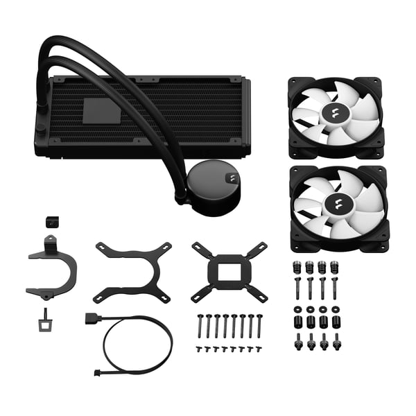 Miniatyrbild 5 av 7: Fractal Design Lumen S24 v2 RGB Processor Allt-i-ett vätskekylare 12 cm Svart 1 styck