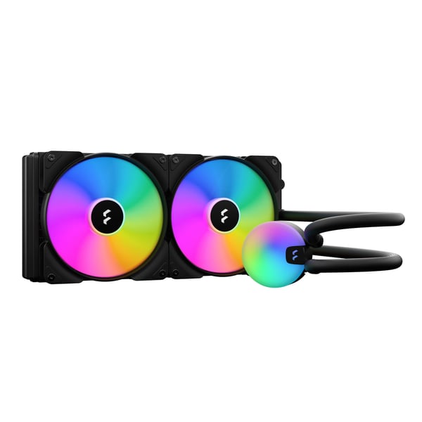 Fractal Design Lumen S28 v2 RGB Suoritin All-in-one-nesteenjäähdytin 14 cm Musta 1 kpl