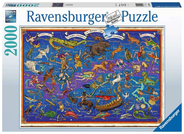 Miniatyrbillede 1 af 2: Ravensburger 17440 puslespil 2000 stk Fantasy